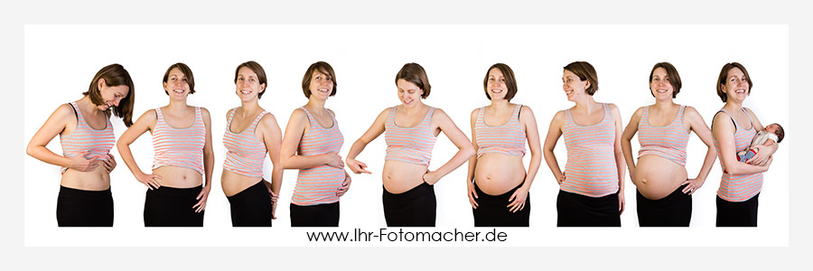9-Monate-Schwangerschaftsfotografie